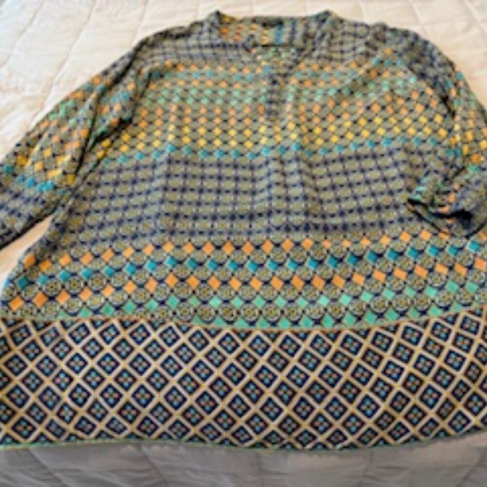 Tolani Women's Plus Size Silk Tunic